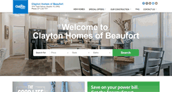 Desktop Screenshot of claytonhomesofbeaufort.com